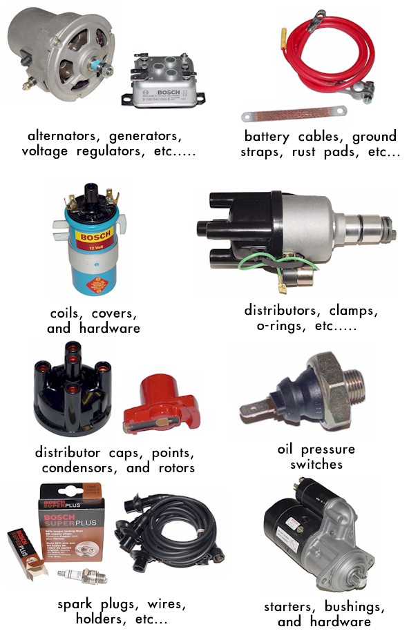 Karmann Ghia Engine Electrical Parts